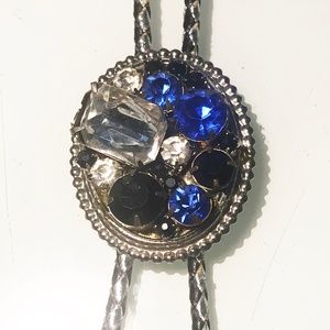 Bolla Tie with Rhinestones